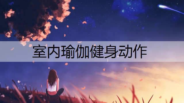 室内瑜伽健身动作