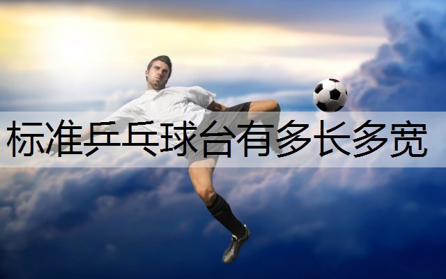 标准乒乓球台有多长多宽